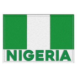 EKO & CO.™ Embroidered Flag Patch - Nigeria Accessories Show Your Africa 
