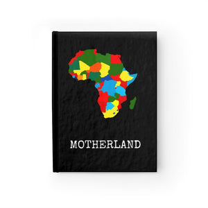 EKO & CO.™ Ruled Hardcover Africa Colors Notebook - Black Paper products Printify Journal 