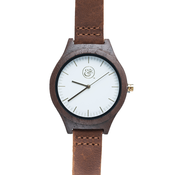 EKO & CO.™ Wood and Leather Goldtone Watch Watches Show Your Africa 