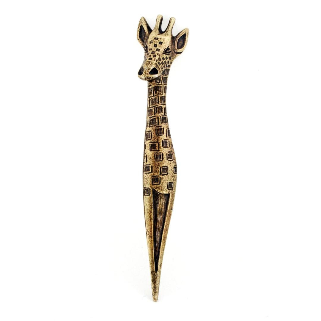 Akija™ Brass Giraffe Letter Opener – Show Your Africa