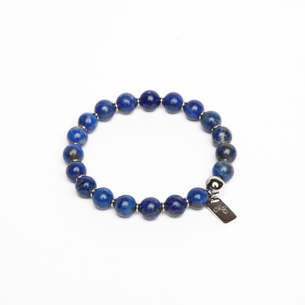ME™ Kenya Trade Bead 7-inch Bracelet - Lapis Lazuli
