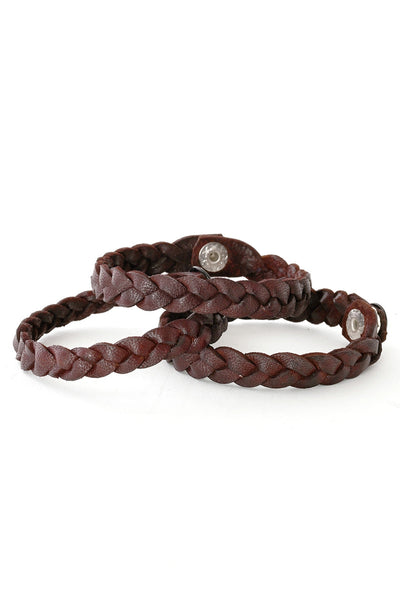 Akija™ Braided Kenyan Leather Bracelet