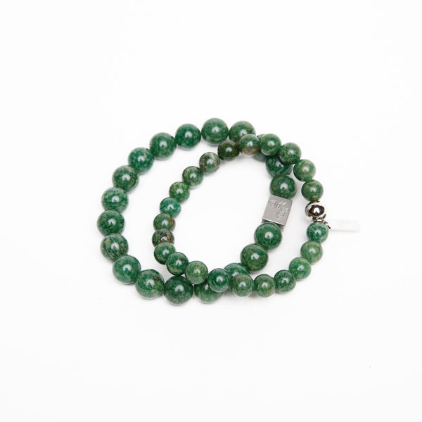 ME™ His & Hers African Jade Bracelet 2-pc Set