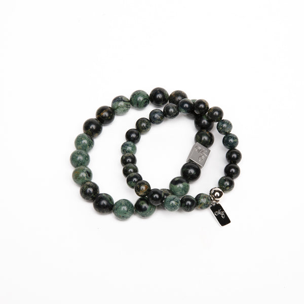 ME™ His & Hers Kambaba Jasper Bracelet Set