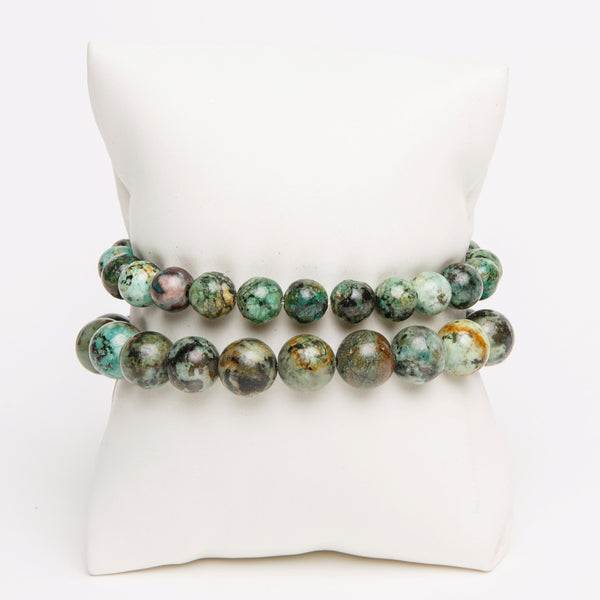 ME™ His & Hers African Turquoise 2-pc Bracelet Set