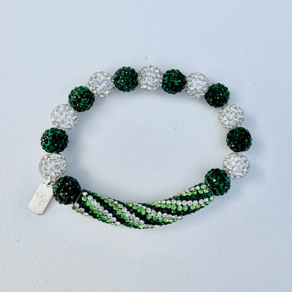 ME™ Glam Holiday 7.5-inch Bracelet - Green