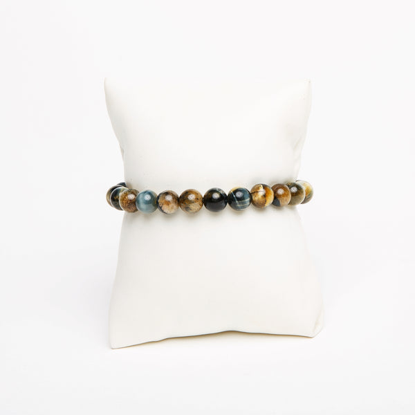ME™ South African Golden Blue Tiger Eye 7-inch Bracelet