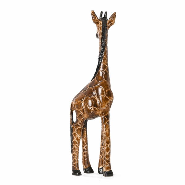 Akija™ Kenyan Jacaranda Wood Sculpture - Giraffe