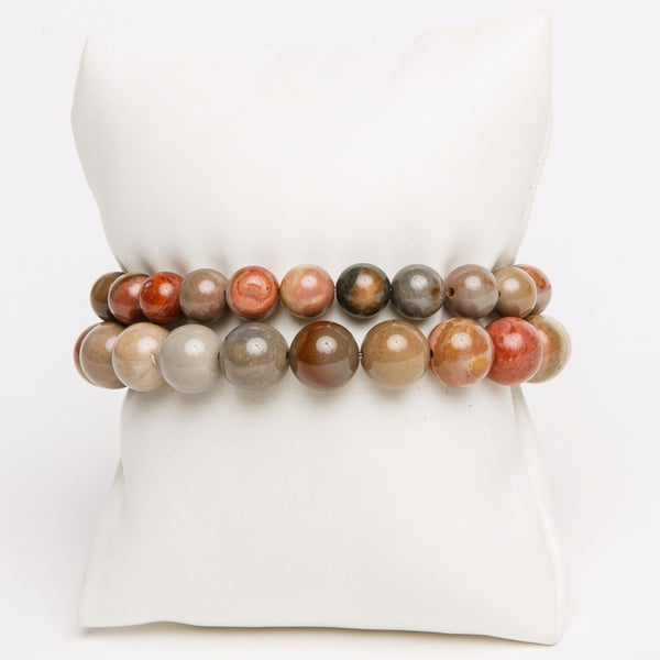 ME™ His & Hers Polychrome Jasper 2-pc Bracelet Set
