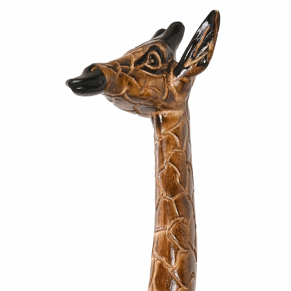 Akija™ Kenyan Jacaranda Wood Sculpture - Giraffe
