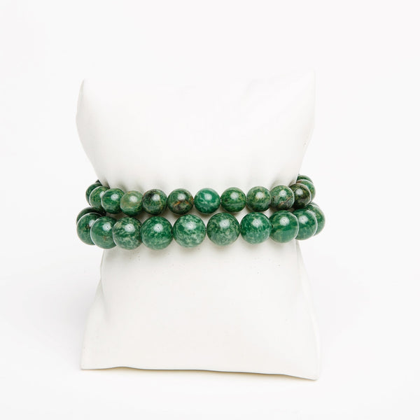 ME™ His & Hers African Jade Bracelet 2-pc Set
