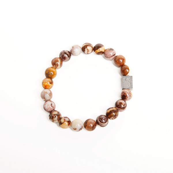 ME™ Basics Leopard Skin Jasper 8-inch Bracelet