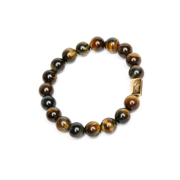 ME™ South African Golden Blue Tiger Eye 8-inch Bracelet