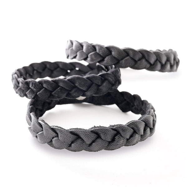 Akija™ Braided Kenyan Leather Bracelet