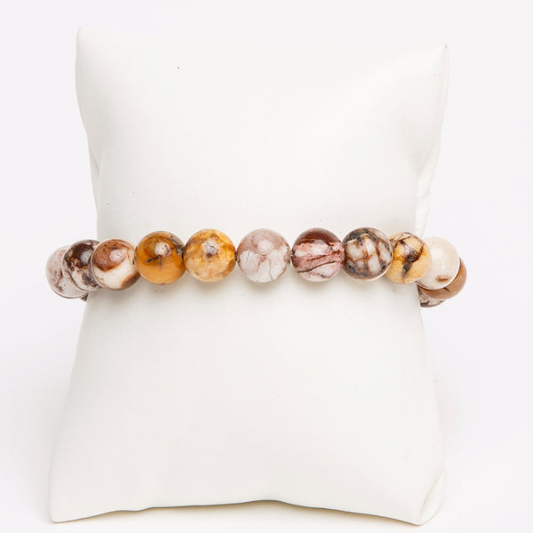 ME™ Basics Leopard Skin Jasper 8-inch Bracelet
