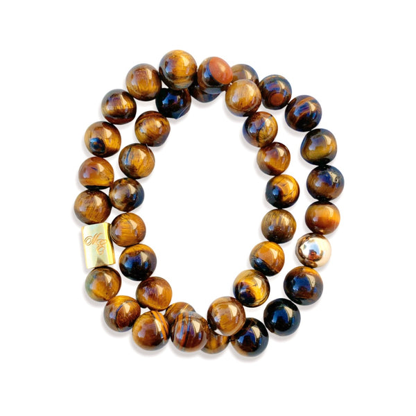 ME™ His & Hers Tiger Eye Bracelet Set