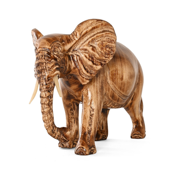 Akija™ Kenyan Jacaranda Wood Sculpture - Elephant