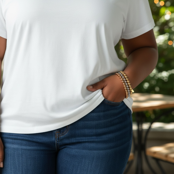 ME™ Mixed Metals Rose Goldtone 7-inch Bracelet