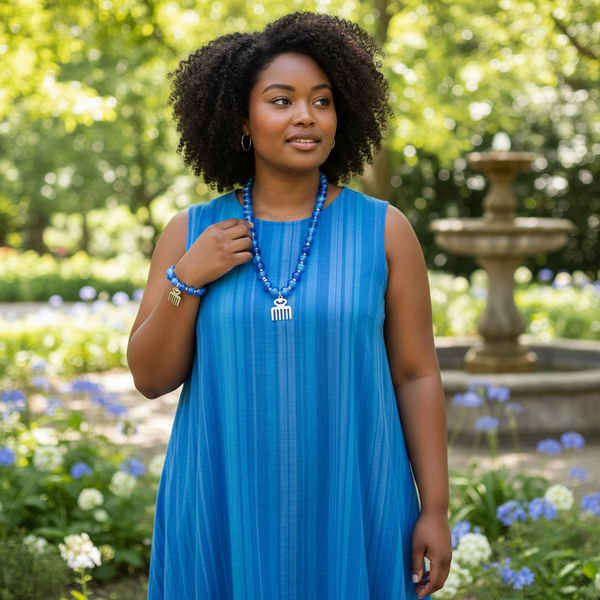 ME™ Recycled Glass Duafe 7-inch Charm Bracelet