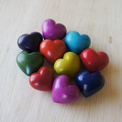 Akija™ Soapstone Plain Hearts - Set of 10 Home Decor Show Your Africa 