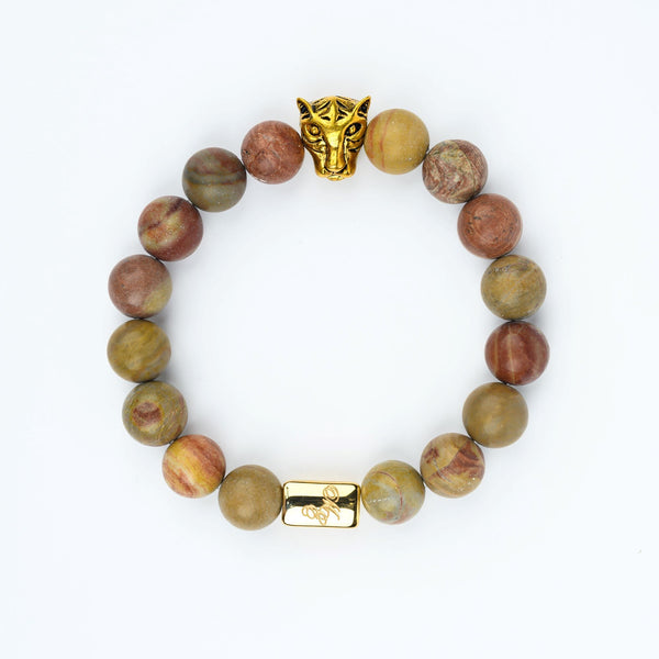 ME™ Panther Natural Stones 7-inch Bracelet Women's Bracelets Show Your Africa 
