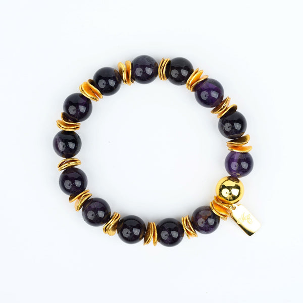 ME™ Owambe 7-inch Amethyst Bracelet Show Your Africa 