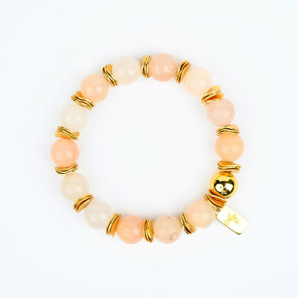 ME™ Owambe 7-inch Orange Agate Bracelet Show Your Africa 
