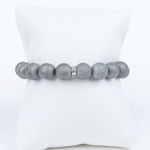 ME™ 7-inch Druzy Stone Bracelet - Silver Women's Bracelets Show Your Africa 