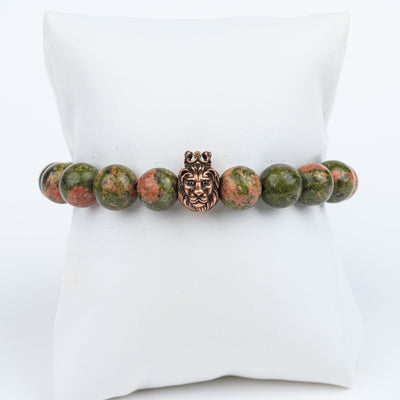 ME™ Crown Unakite 8-inch Bracelet Unisex Bracelets Show Your Africa 