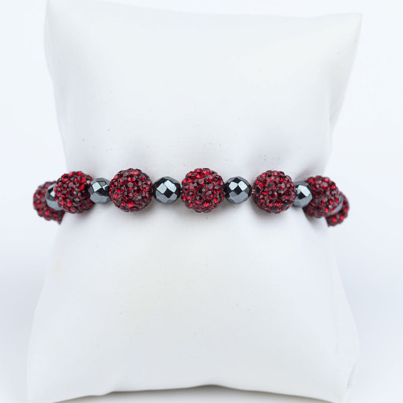 ME™ Glam 7-inch Bracelet - Dark Red Show Your Africa 