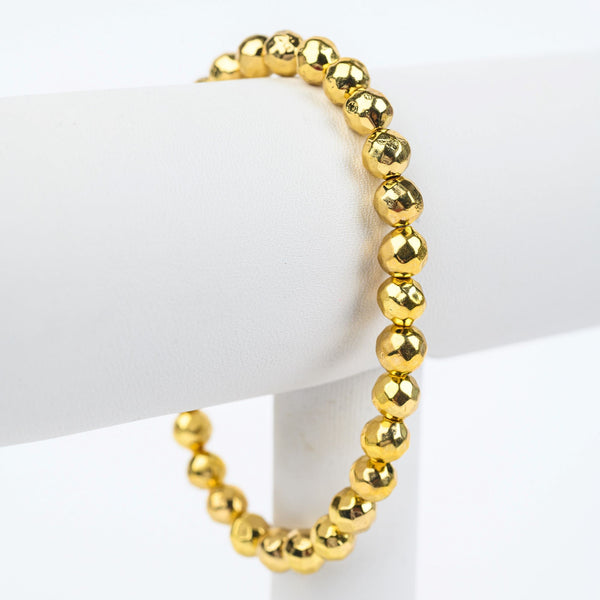 ME™ Mixed Metals Goldtone Petite Hematite 7-inch Bracelet Women’s Bracelets Show Your Africa 