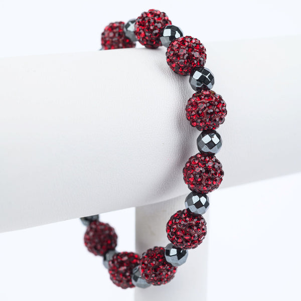 ME™ Glam 7-inch Bracelet - Dark Red Show Your Africa 