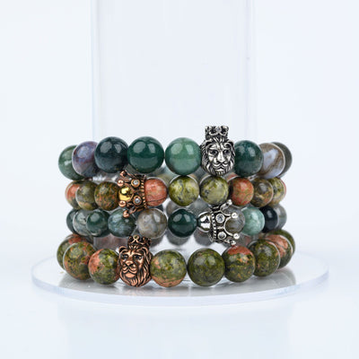 ME™ Crown His & Hers Unakite 2-pc Bracelet Set Jewelry Sets Show Your Africa 