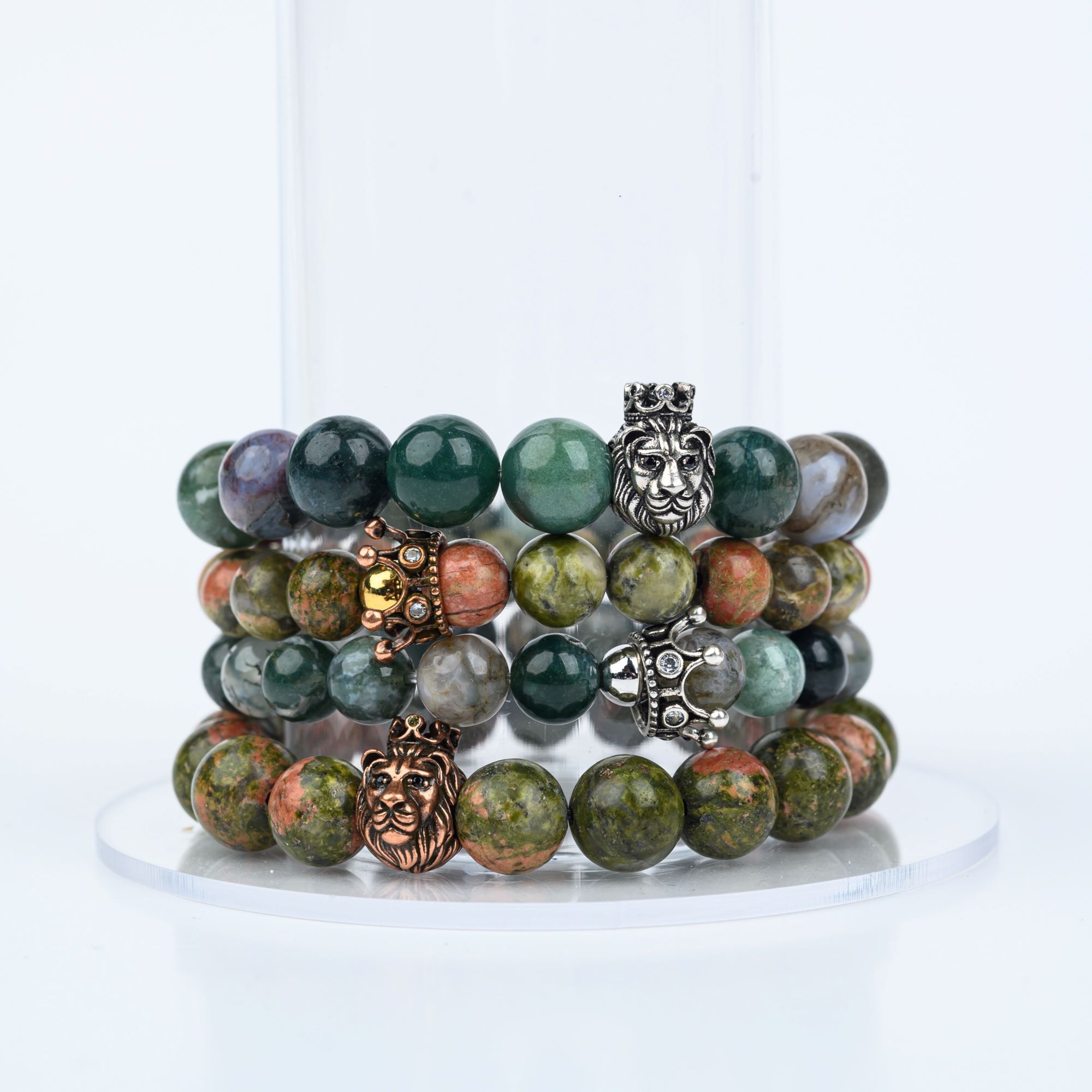 ME™ Crown His & Hers Fancy Jasper 2-pc Bracelet Set Jewelry Sets Show Your Africa 