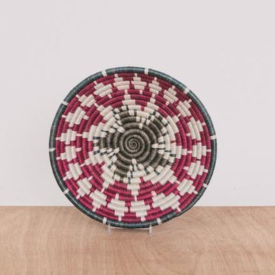 Medium Mauve Fig Intore Bowl Table Linen KAZI 