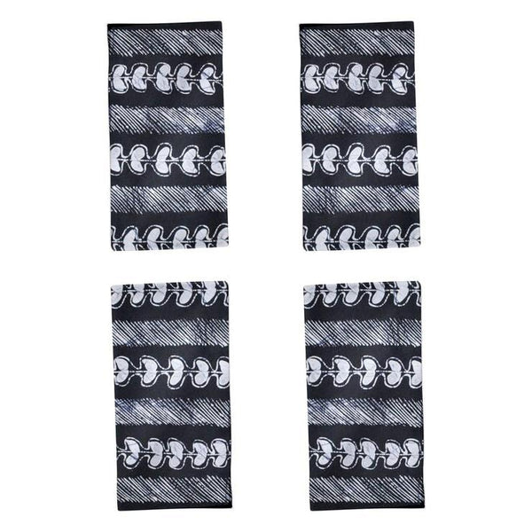 ME™ Batik 4pc Napkin Set - Egba Stripes Table Linen Show Your Africa 