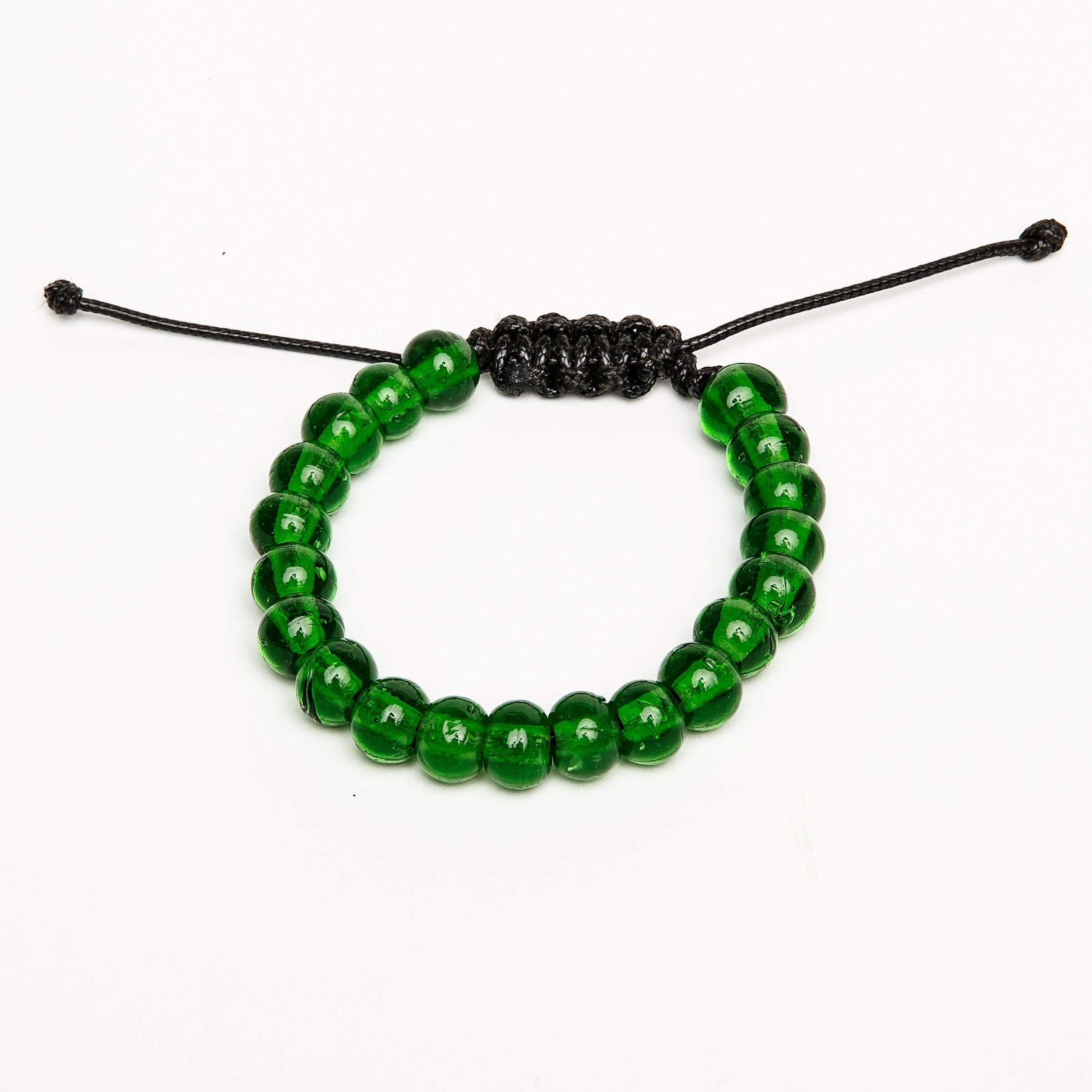 ME™ Recycled Glass Adjustable Bracelet - Green Unisex Bracelets Show Your Africa 