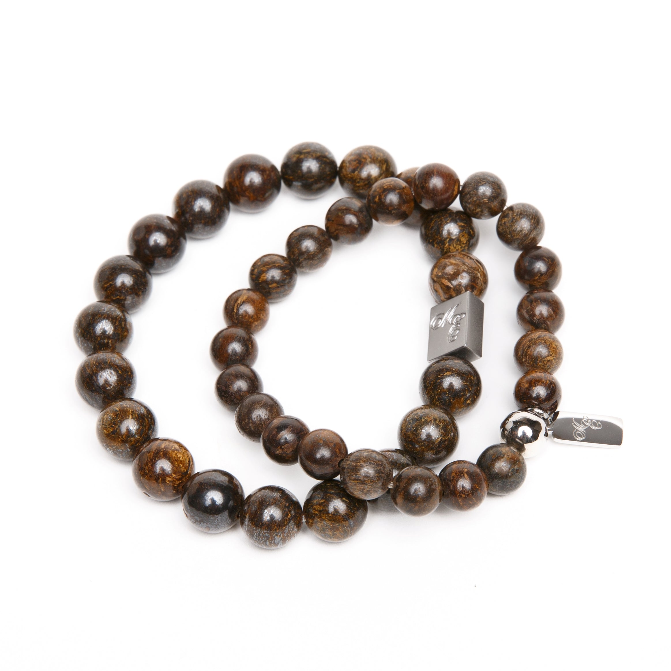 ME™ His & Hers South African Bronzite 2-pc Bracelet Set Unisex Bracelets Show Your Africa 