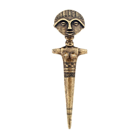 Akija™ Brass Akua'Ba Doll Letter Opener Accessories Show Your Africa 