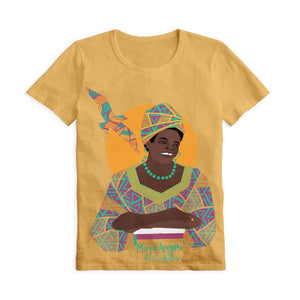 Piccolina Adult Maya Angelou Short Sleeve Trailblazer Tee Show Your Africa 