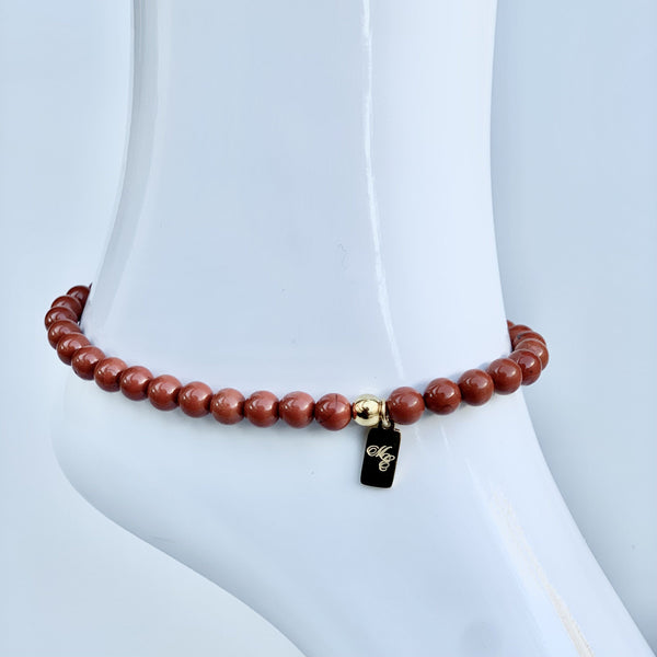ME™ South Africa Red Japer 10-inch Anklet Show Your Africa 