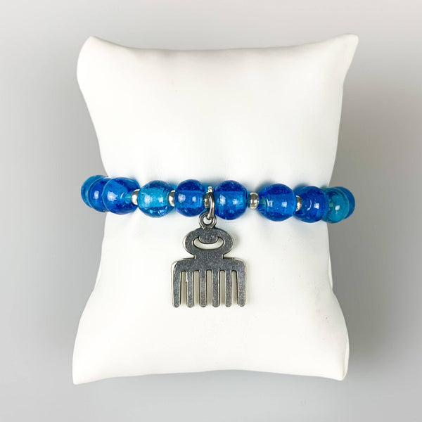 ME™ Recycled Glass Duafe 7-inch Charm Bracelet Women's Bracelets Show Your Africa 