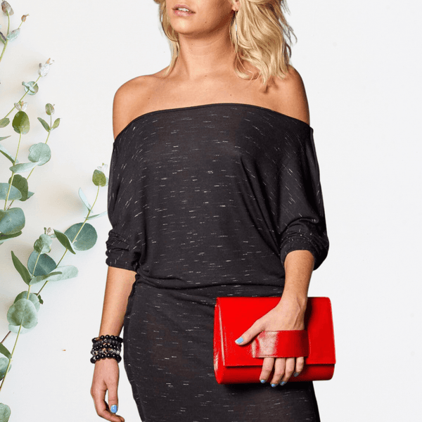 P. Sherrod™ KD Clutch - Red Bags Faire 