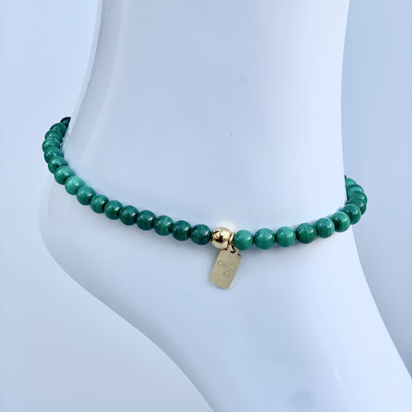 ME™ Congo Malachite 10-inch Anklet Show Your Africa 