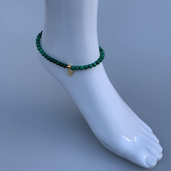 ME Congo Malachite 10-inch Anklet Show Your Africa 