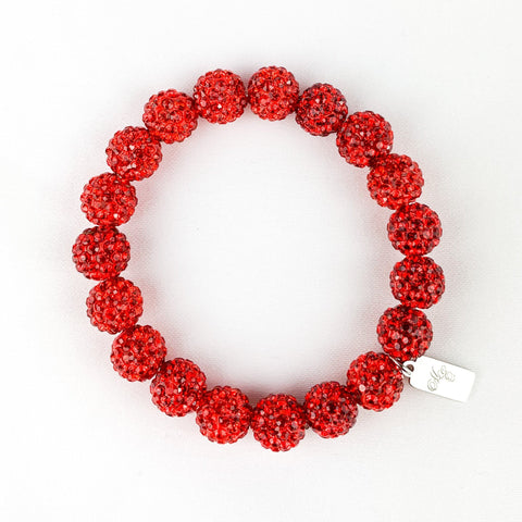 ME™ Glam 7-inch Bracelet - Red Women's Bracelets Show Your Africa 
