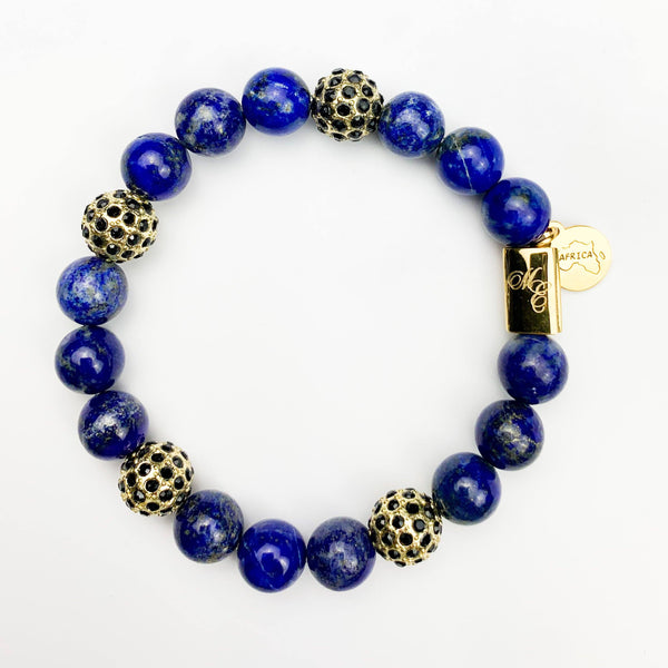 ME™ Lapis Lazuli His & Hers Motherland Bracelet Set Women's Bracelets Show Your Africa 